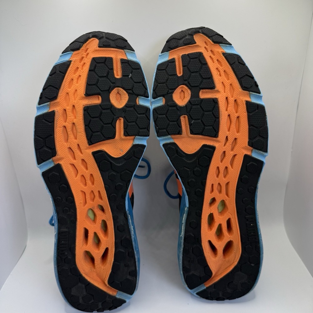 Puma Bioweb Elite Orhtolite Men's 11 Black‎ Blue Orange Running Shoes 186437-07 - Picture 4 of 11